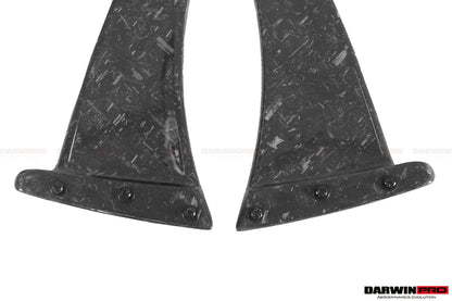 2018-2021 McLaren 600lt Carbon Fiber Rear Bumper Side Canards - DarwinPRO Aerodynamics