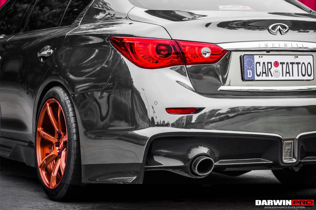 Darwinpro 2014-2022 Infiniti Q50 Sedan EAU ROUGE Style Hood - DarwinPRO Aerodynamics