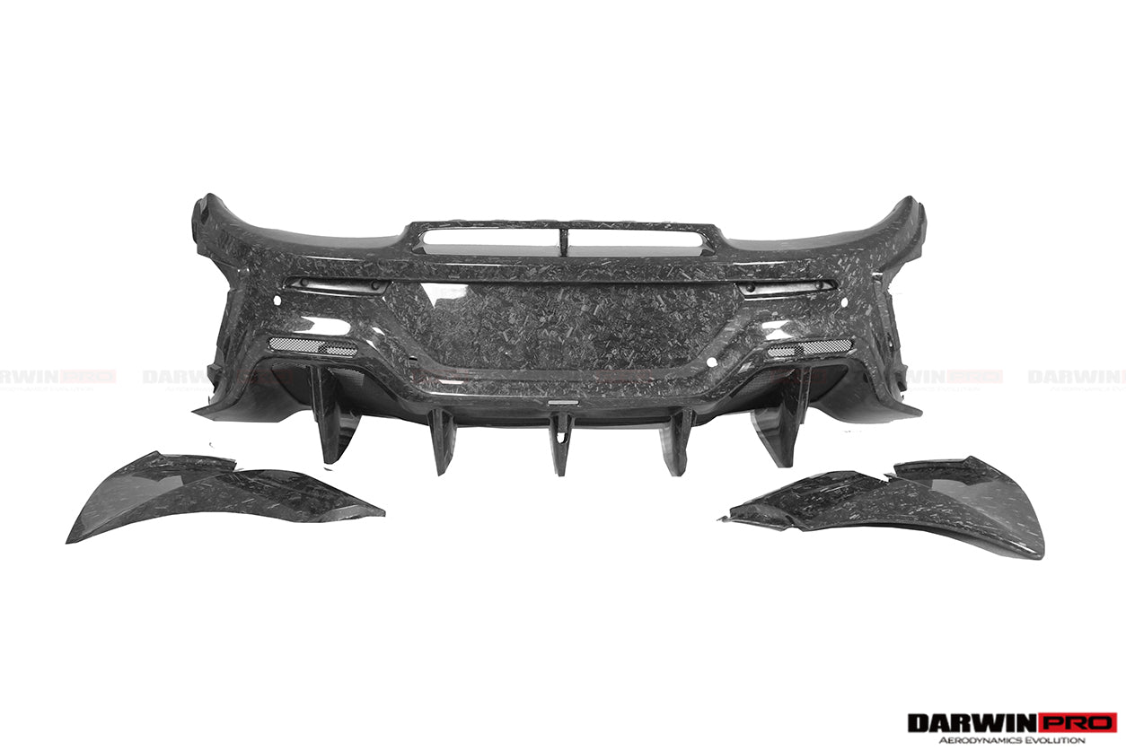 2018-2021 McLaren 600lt Carbon Fiber Rear Bumper - DarwinPRO Aerodynamics