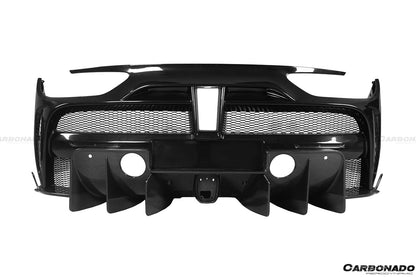 2015-2020 Ferrari 488 GTB/Spyder MSY Style Rear Bumper - Carbonado