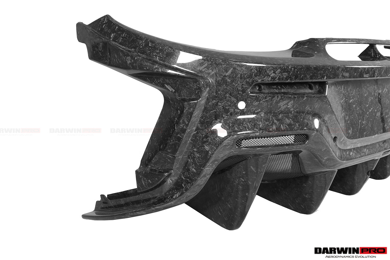 2018-2021 McLaren 600lt Carbon Fiber Rear Bumper - DarwinPRO Aerodynamics