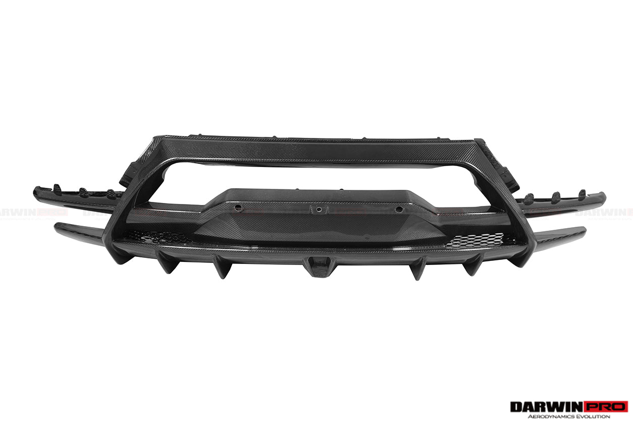 2015-2020 Lamborghini Huracan LP610/LP580 Performante Style Partial Carbon Rear Bumper - DarwinPRO Aerodynamics