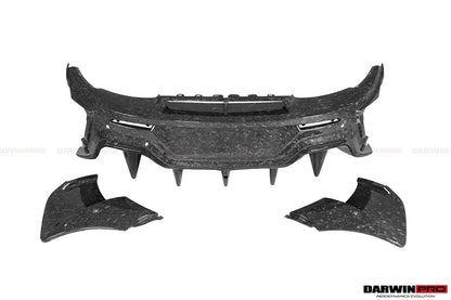 2018-2021 McLaren 600lt Carbon Fiber Rear Bumper - DarwinPRO Aerodynamics