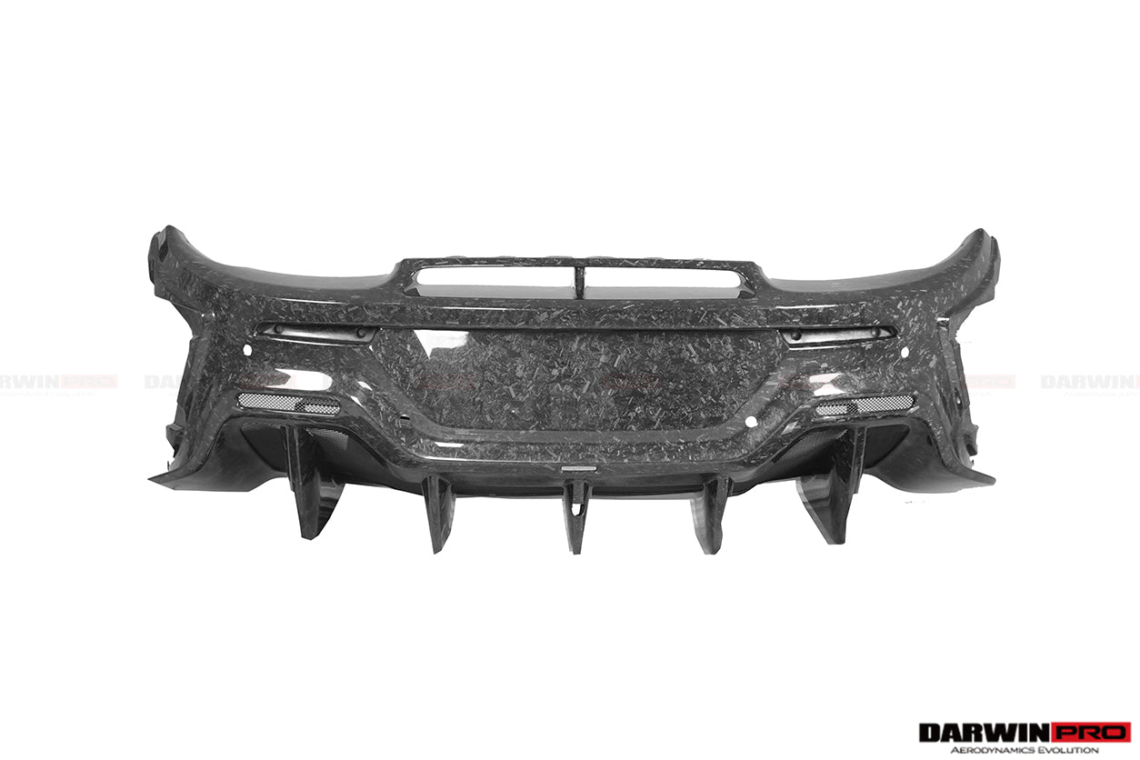 2018-2021 McLaren 600lt Carbon Fiber Rear Bumper - DarwinPRO Aerodynamics