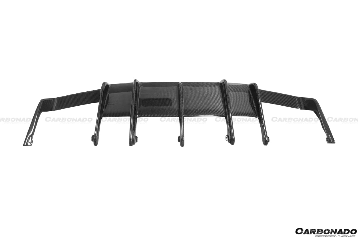 2011-2015 Mercedes Benz CLS400 CLS500 CLS63 AMG W218 RT Style Rear Diffuser - Carbonado
