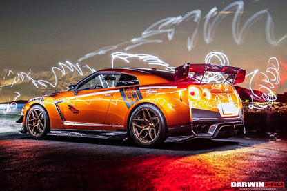 2017-2022 Nissan GTR R35 EBA BKSS Style Carbon Fiber Rear Diffuser - DarwinPRO Aerodynamics