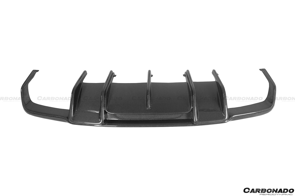 2011-2015 Mercedes Benz CLS400 CLS500 CLS63 AMG W218 RT Style Rear Diffuser - Carbonado