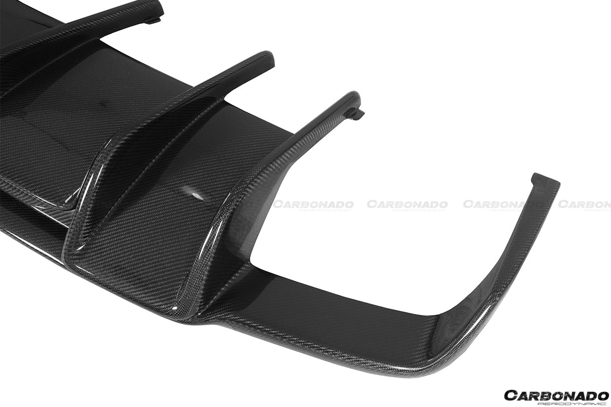 2011-2015 Mercedes Benz CLS400 CLS500 CLS63 AMG W218 RT Style Rear Diffuser - Carbonado