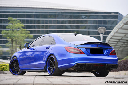 2011-2018 Mercedes Benz CLS & CLS63 AMG W218 RT Style Trunk Spoiler - Carbonado