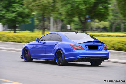2011-2018 Mercedes Benz CLS & CLS63 AMG W218 RT Style Trunk Spoiler - Carbonado