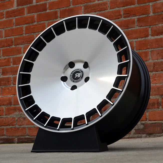 20" Road Force RF30 Gloss Black Machine Face 5x120 (Set of 4)