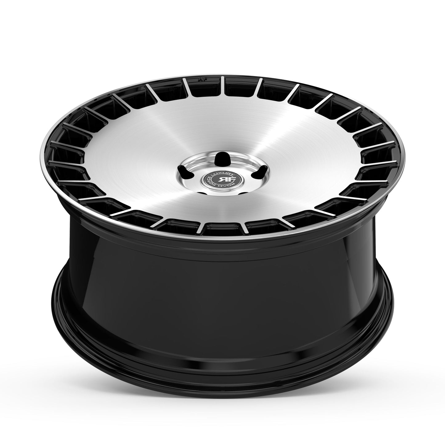 20" Road Force RF30 Gloss Black Machine Face 5x130 (Set of 4)