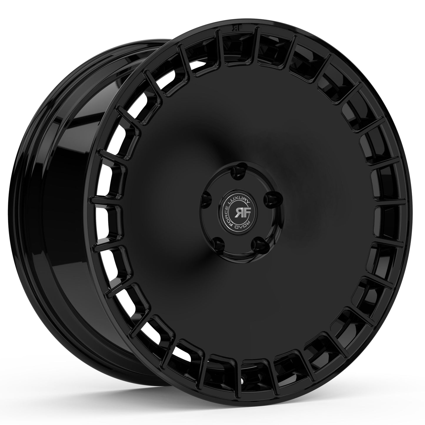 22" Road Force RF30 Gloss Black 5x130 (Set of 4)