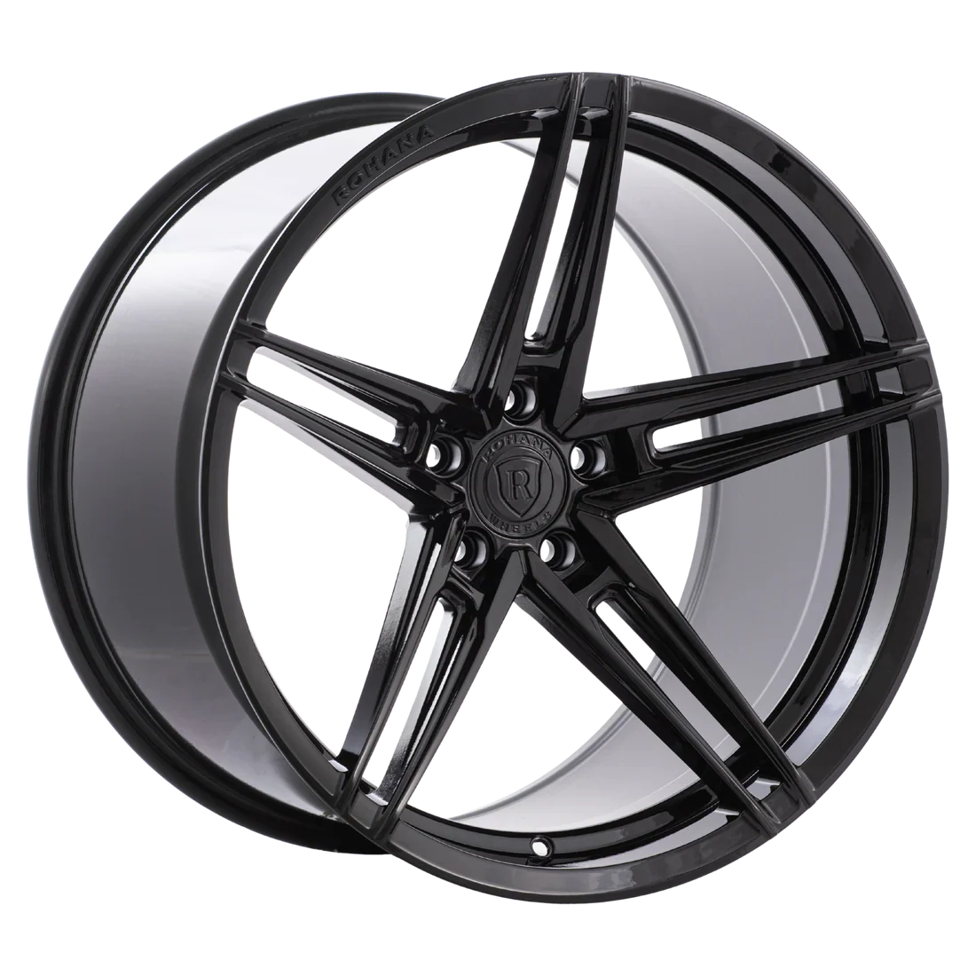 Rohana RFX15 20x10 ET38 / 20x11 ET28 Gloss Black 5x120 – (Staggered Set of 4)