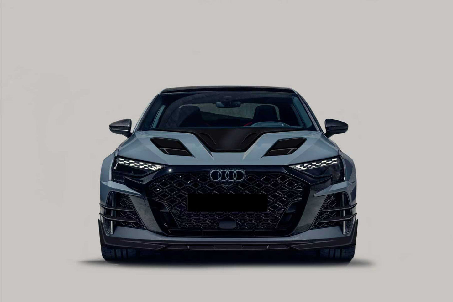2025-UP Audi RS3 8Y.5 Sedan and Sportback AD Style Autoclave Carbon Fiber Front Lip