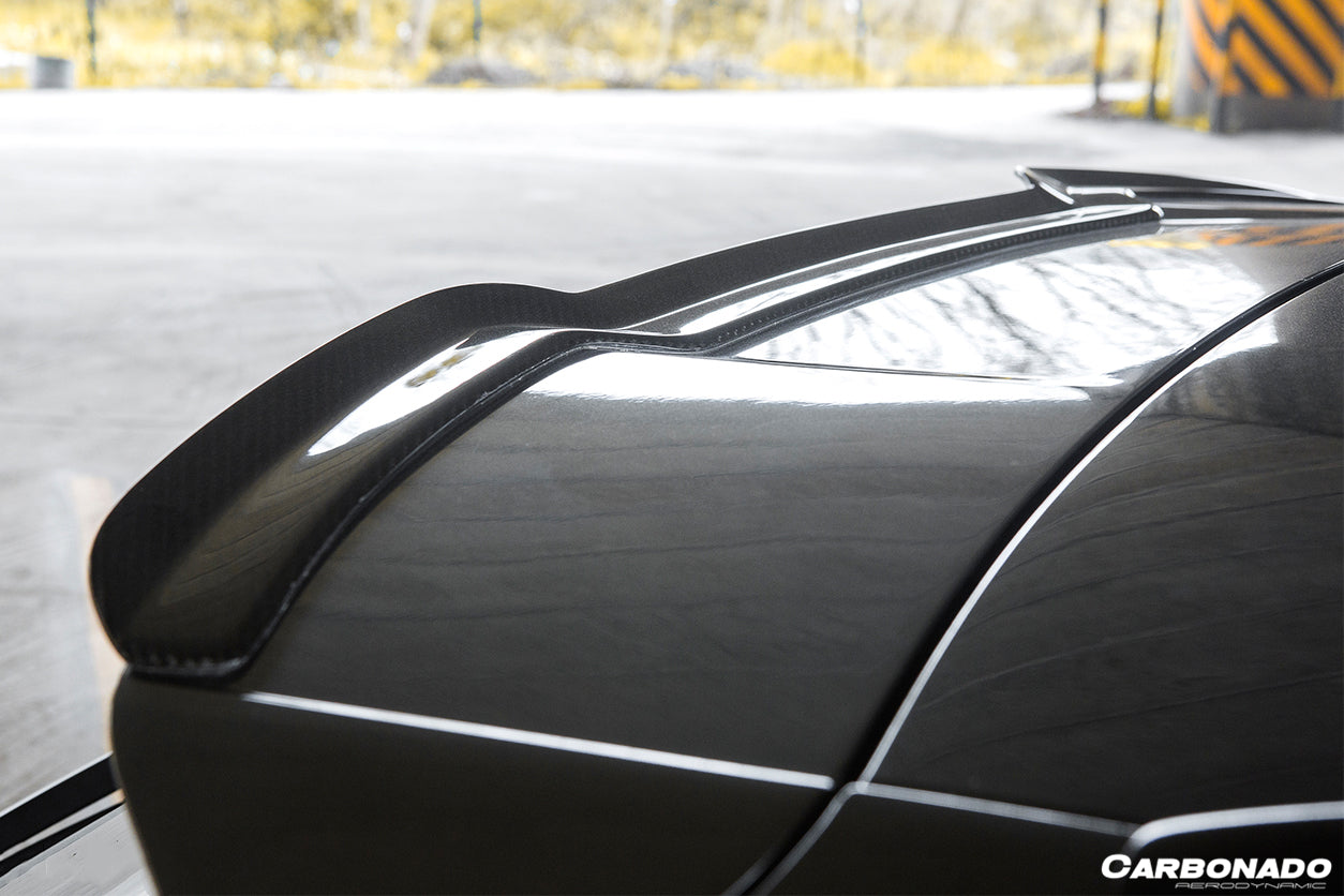 2013-2018 Audi RS6 Avant MN Style Carbon Fiber Roof Spoiler - Carbonado