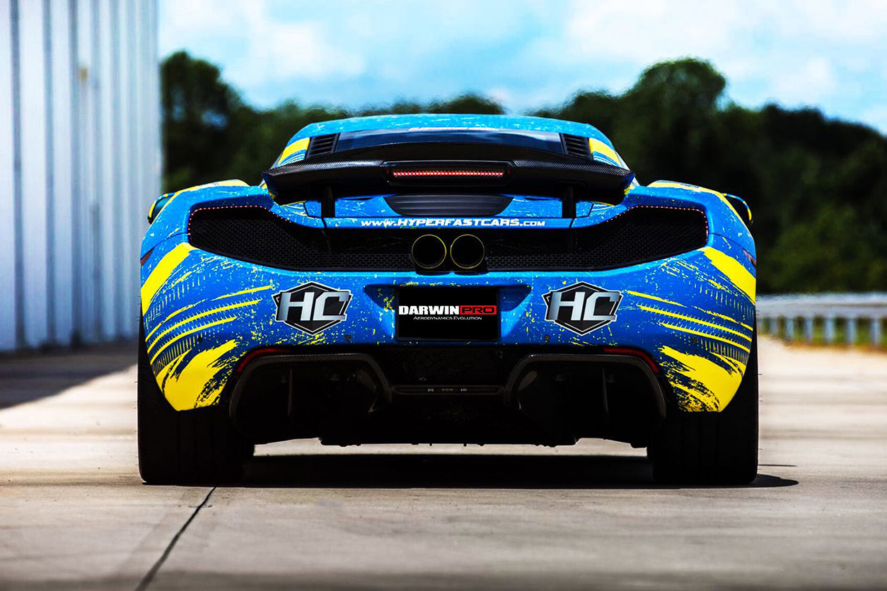 2011-2017 McLaren 650s/12C BKSS Style Trunk Spoiler - DarwinPRO Aerodynamics