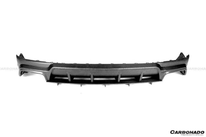 2017-2022 Maserati Levante Modena/GT OD Style Rear Diffuser Lip (NO Exhaust Tips) - Carbonado