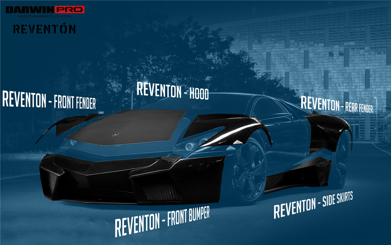 2001-2010 Lamborghini Murcielago Reventon Style Full Body Kit - DarwinPRO Aerodynamics