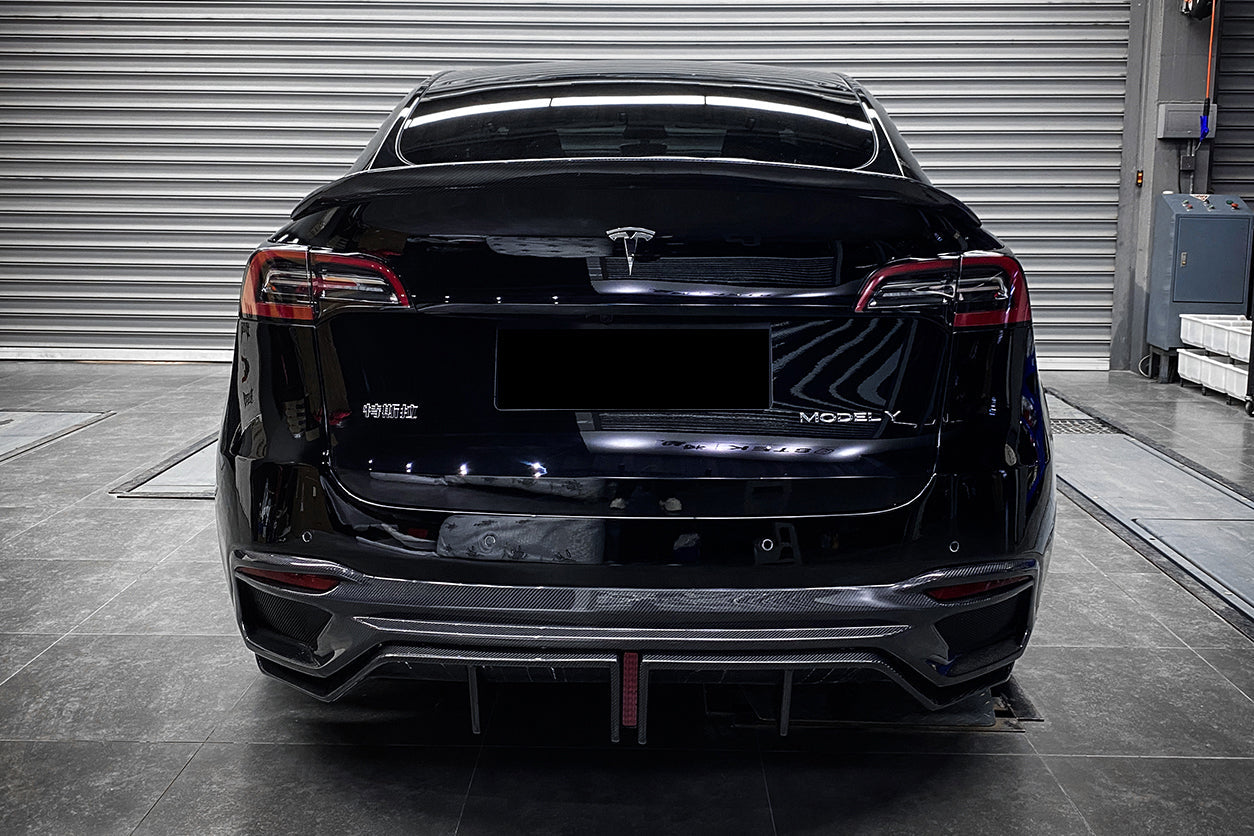 2020-2023 Tesla Model Y IMP Performance Carbon Fiber Rear Bumper - DarwinPRO Aerodynamics