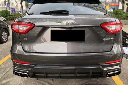 2017-2022 Maserati Levante Modena/GT OD Style Rear Diffuser Lip (NO Exhaust Tips) - Carbonado