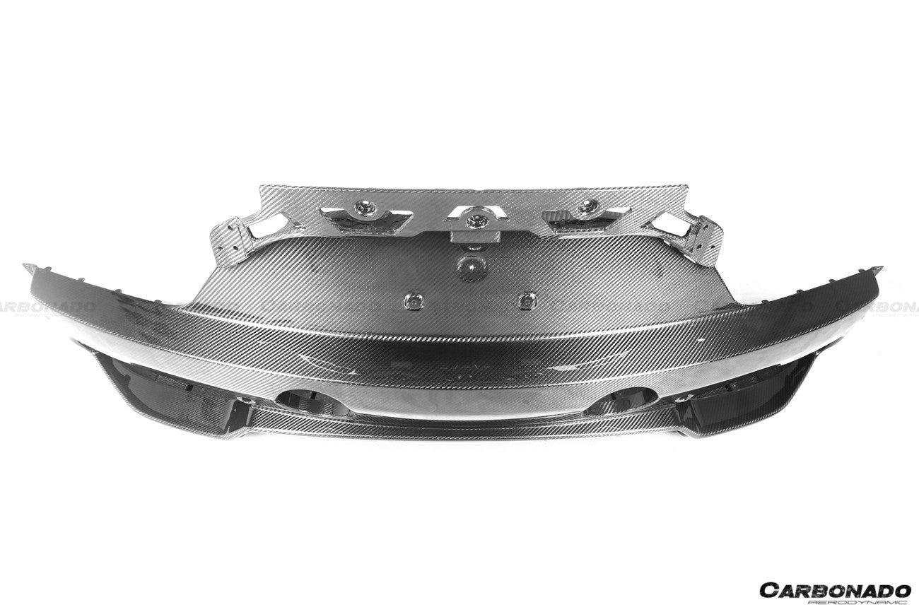 2020-UP Maserati MC20 OE Dry Carbon Fiber Rear Lip Diffuser - Carbonado