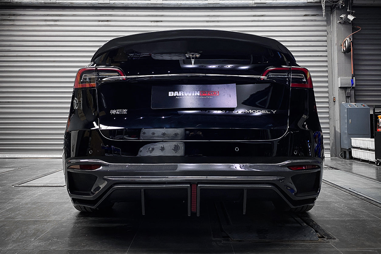 2020-2023 Tesla Model Y IMP Performance Carbon Fiber Rear Bumper - DarwinPRO Aerodynamics