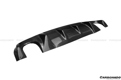 2014-2017 Infiniti Q50 Sedan VE Style Rear Lip and Diffuser - Carbonado