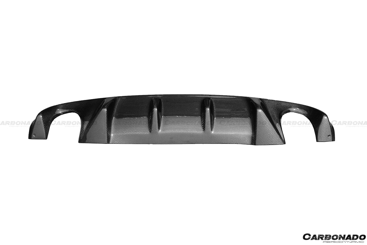 2014-2017 Infiniti Q50 Sedan VE Style Rear Lip and Diffuser - Carbonado