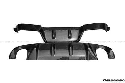 2014-2017 Infiniti Q50 Sedan VE Style Rear Lip and Diffuser - Carbonado