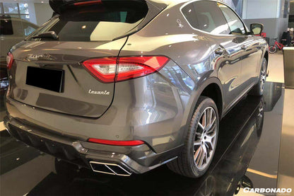 2017-2022 Maserati Levante Modena/GT OD Style Rear Diffuser Lip (NO Exhaust Tips) - Carbonado
