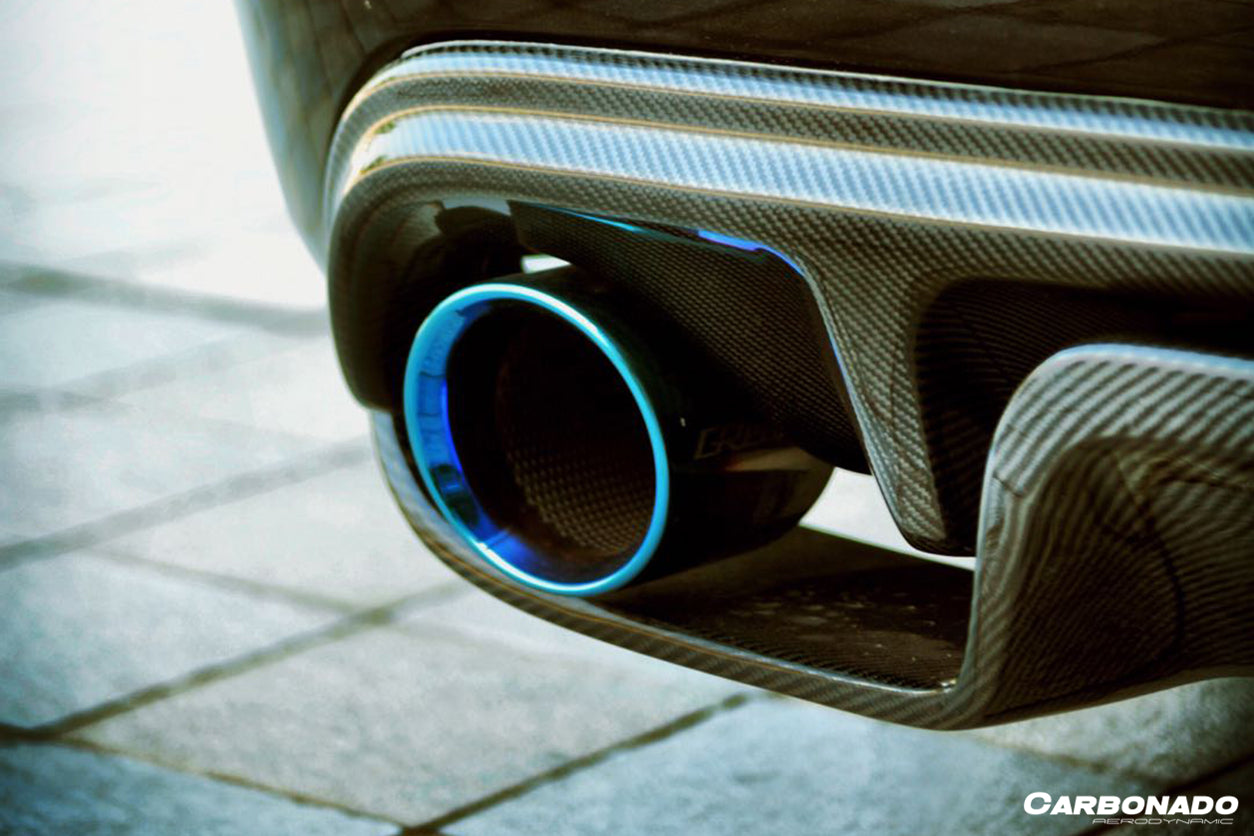 2014-2017 Infiniti Q50 Sedan VE Style Rear Lip and Diffuser - Carbonado