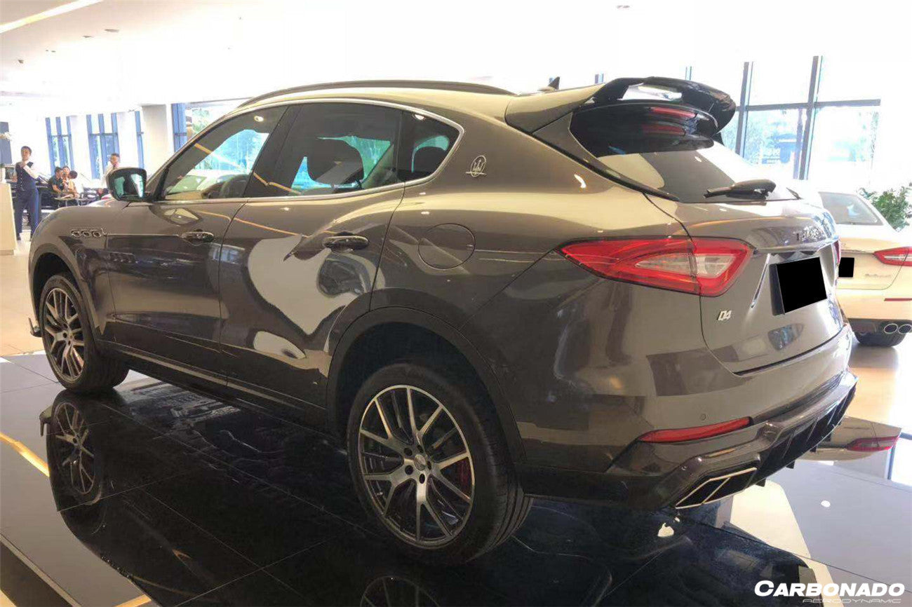 2017-2022 Maserati Levante Modena/GT OD Style Rear Diffuser Lip (NO Exhaust Tips) - Carbonado