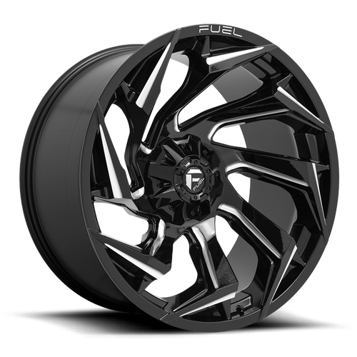 Fuel Off-Road Reaction D753 20x9 +1 6x135/6x139.7mm 106.1mm Gloss Black Milled