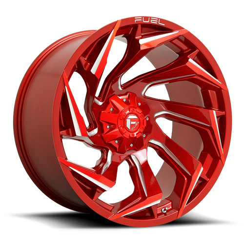 Fuel Off-Road Reaction D754 24x12 -44 8x165.1mm 125.2mm Candy Red Milled