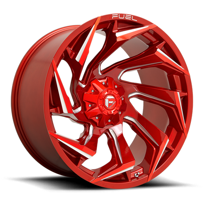 Fuel Off-Road Reaction D754 24x12 -44 8x165.1mm 125.2mm Candy Red Milled