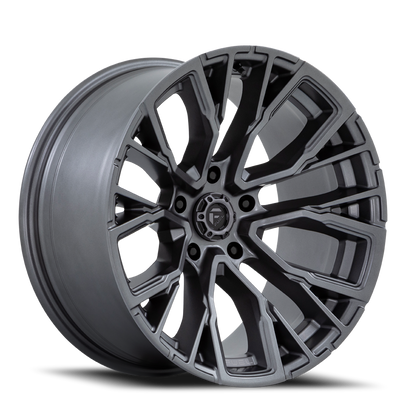 Fuel Off-Road Rebar 5 D848 22x12 -44 5x127mm 71.5mm Matte Gunmetal