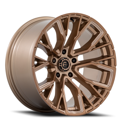 Fuel Off-Road Rebar 5 D850 20x10 -18 5x127mm 71.5mm Platinum Bronze Milled