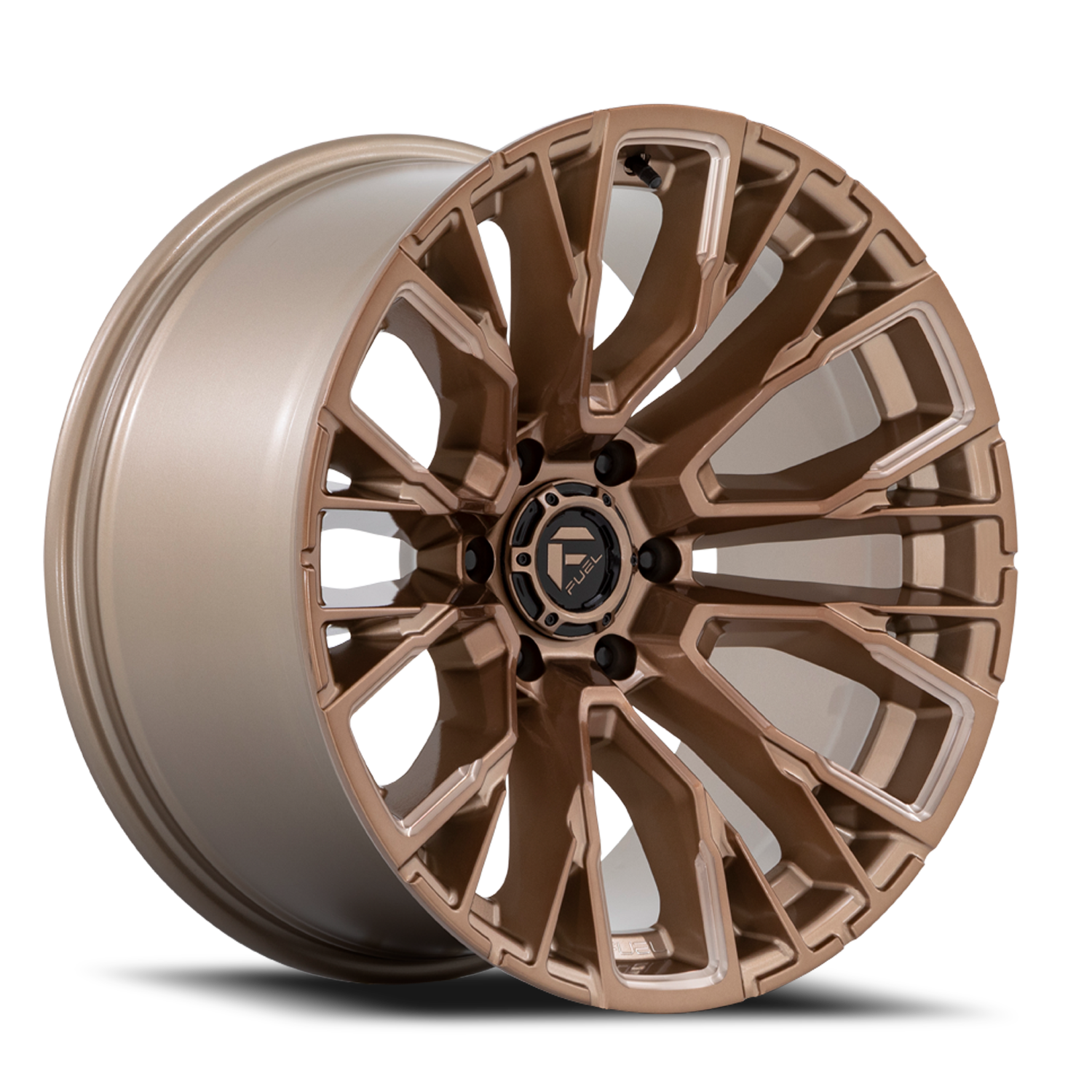 Fuel Off-Road Rebar 6 D850 17x9 +1 6x135mm 87.1mm Platinum Bronze Milled