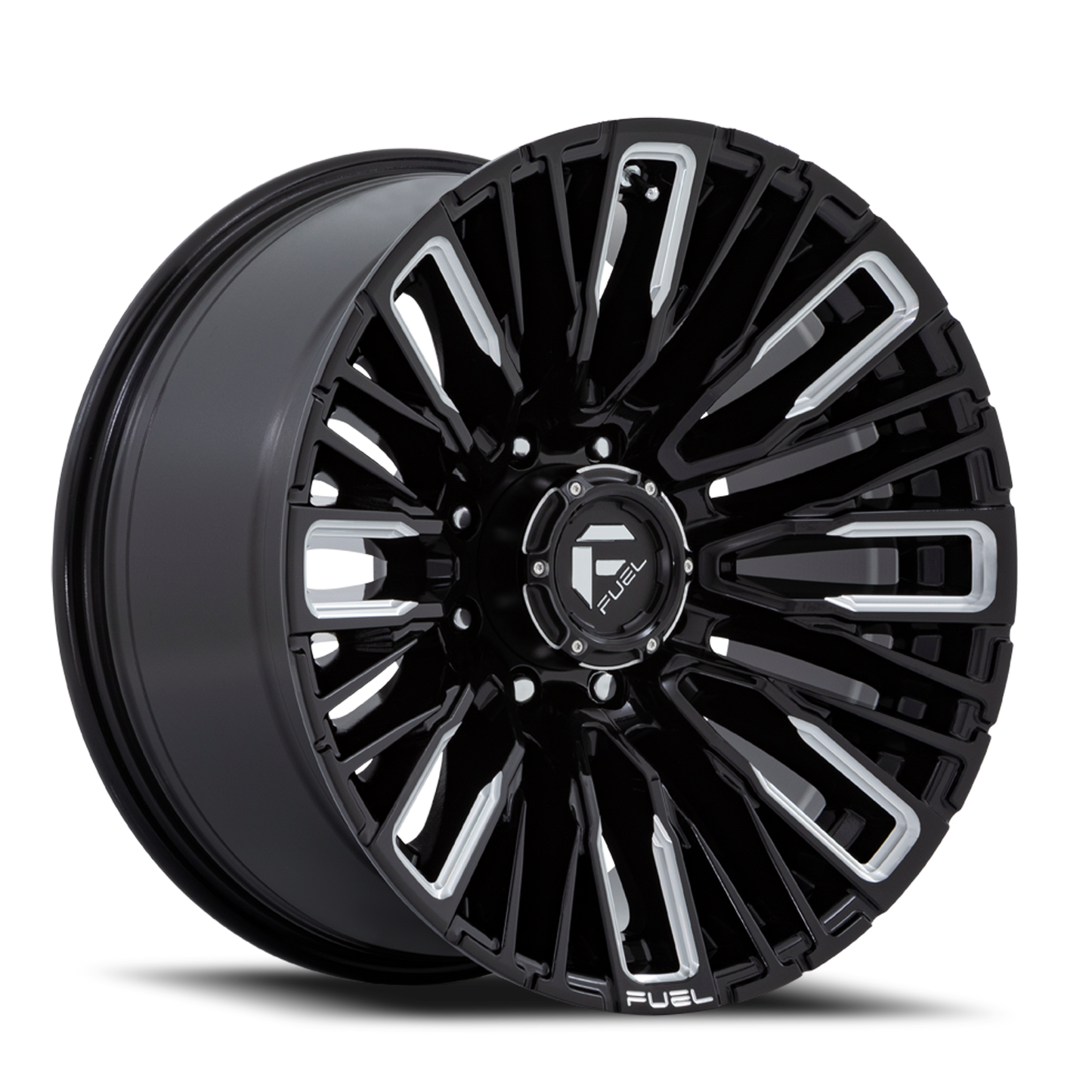 Fuel Off-Road Rebar 8 D849 20x10 -18 8x170mm 125.1mm Gloss Black Milled