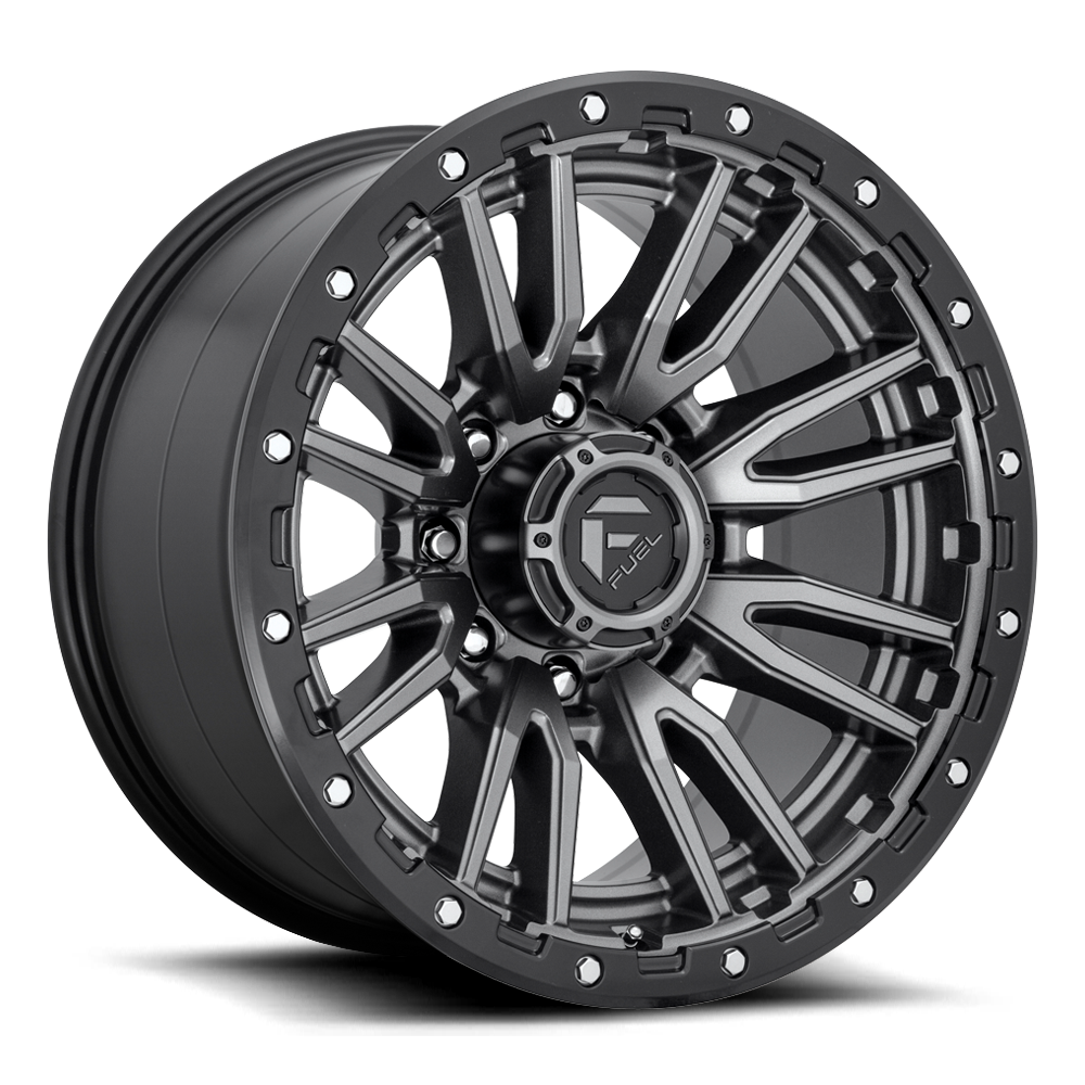 Fuel Off-Road Rebel D680 20x10 -18 8x170mm 125.1mm Matte Gunmetal Black Bead Ring