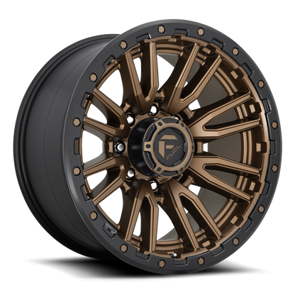 Fuel Off-Road Rebel D681 20x10 -18 8x180mm 124.3mm Matte Bronze Black Bead Ring