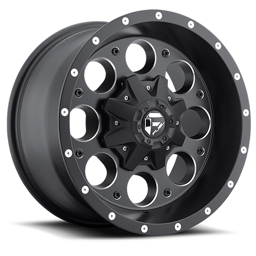 Fuel Off-Road Revolver D525 15x10 -43 5x114.3/5x120.7mm 78.1mm Matte Black Milled