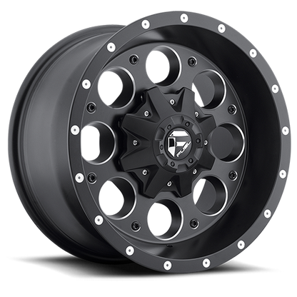 Fuel Off-Road Revolver D525 16x8 +1 5x114.3/5x127mm 72.6mm Matte Black Milled