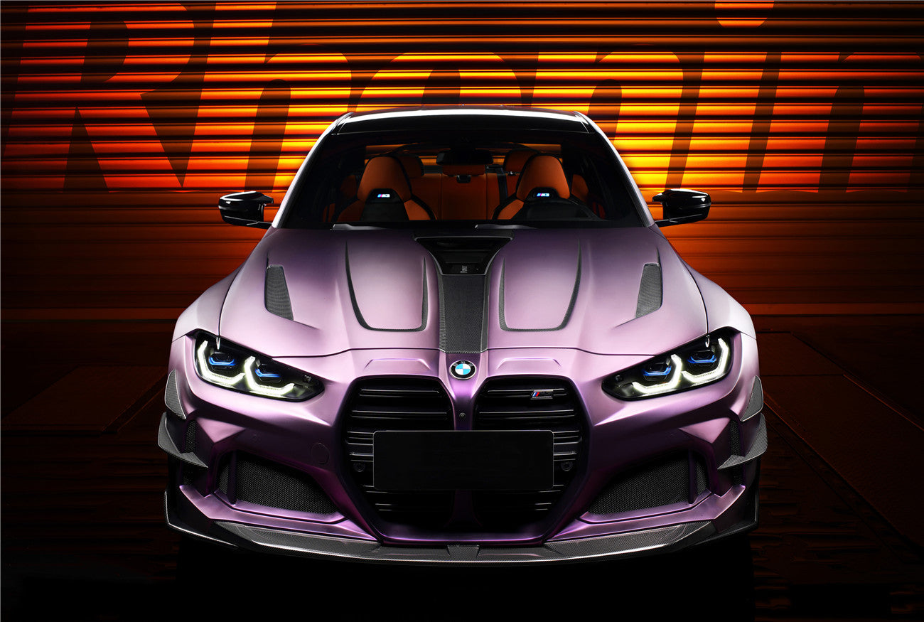 2021-UP BMW M3 G80 G81 BKSSII Style Front Bumper and Front Fender and Side Skirts - DarwinPRO Aerodynamics