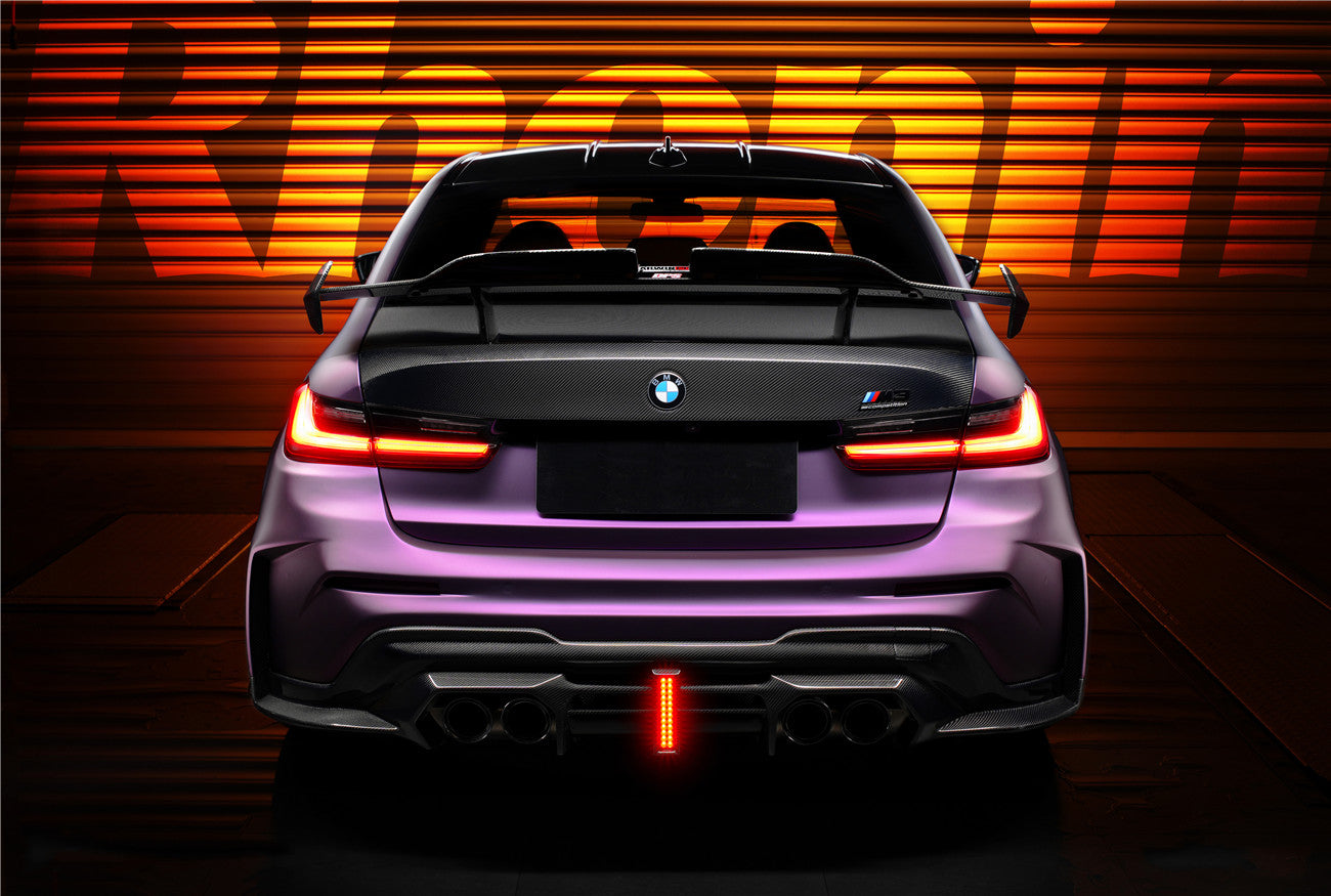 2021-UP BMW M3 G80 BKSSII Style Rear Bumper W/ Exhaust Tips - DarwinPRO Aerodynamics