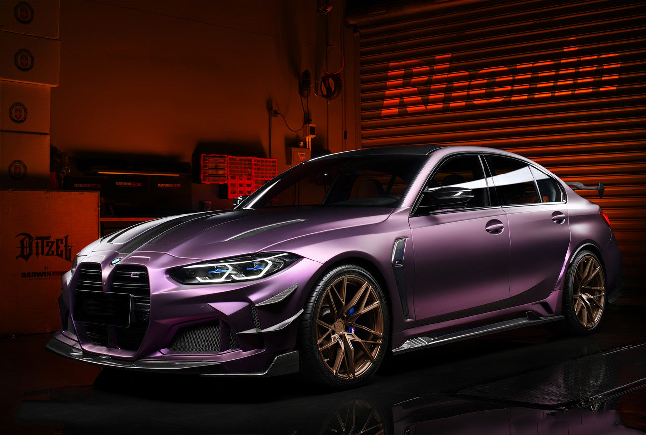 2021-UP BMW M3 G80 BKSSII Style Full Wide Body Kit - DarwinPRO Aerodynamics