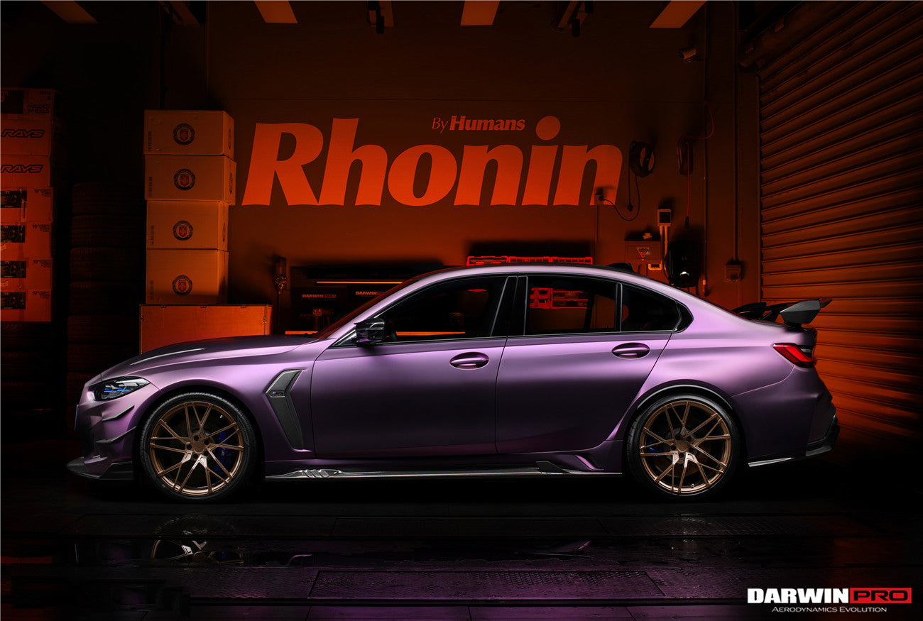 2021-UP BMW M3 G80 G81 BKSSII Style Front Bumper and Front Fender and Side Skirts - DarwinPRO Aerodynamics