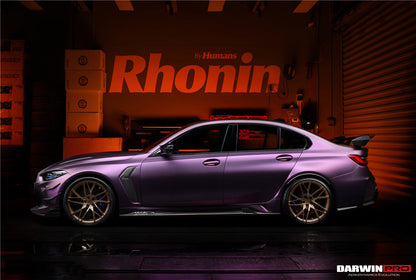 2021-UP BMW M3 G80 G81 BKSSII Style Front Bumper and Front Fender and Side Skirts - DarwinPRO Aerodynamics
