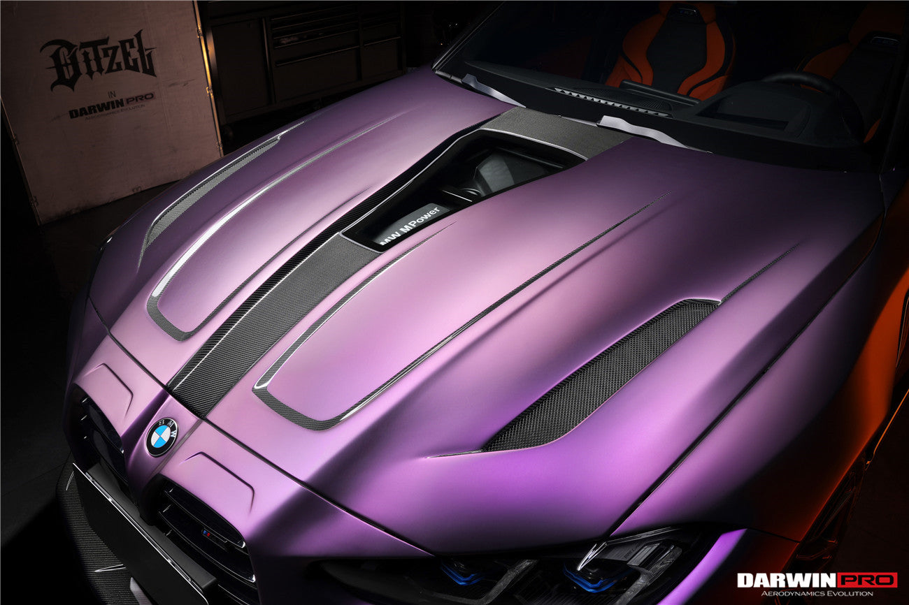 2021-UP BMW M3 G80 G81 M4 G82/G83 IMP Performance Carbon Fiber Hood - DarwinPRO Aerodynamics